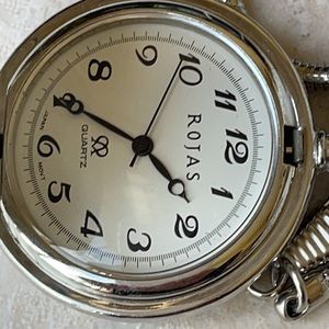 Rojas pocket Watch battery stainless steel